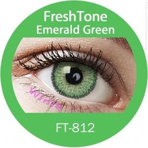 Emerald Green soft color lens